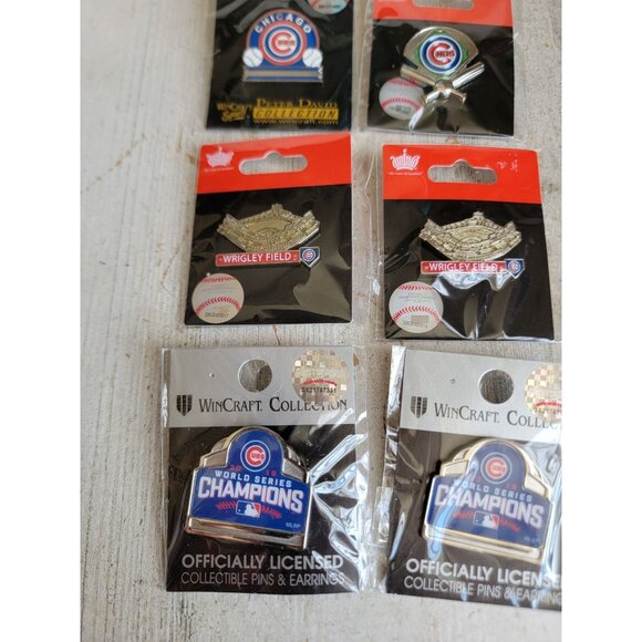 Chicago Cubs world champions Wrigley Field pin decor set collectible - Picture 2 of 7